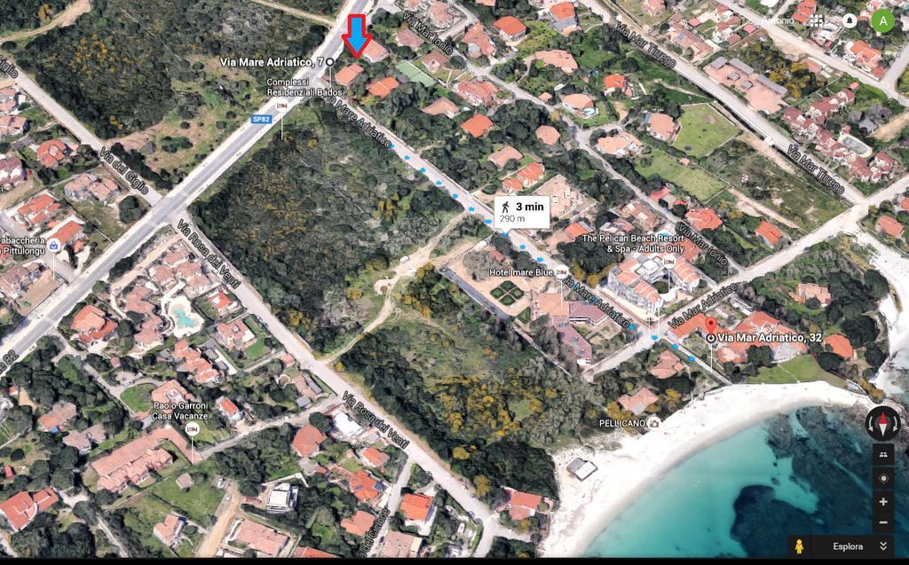 Il Fenicottero Rosa Villa Olbia Eksteriør bilde